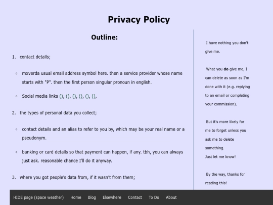 privacy screenshot