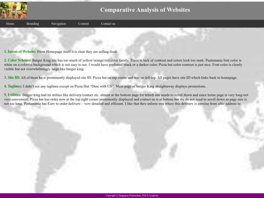 Branding screenshot
