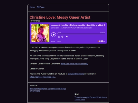 posts/christinelove screenshot