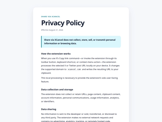 share-via-xcancel/privacy screenshot