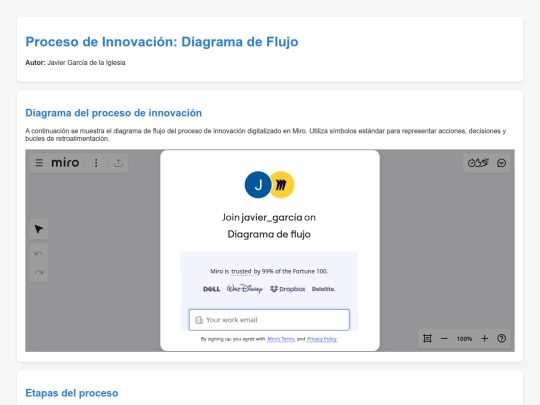 UT3 - Actividad2 - Diagrama de Flujo del camino de la Innovación screenshot