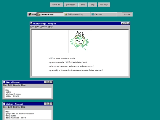 aboutme screenshot