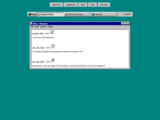 blog screenshot