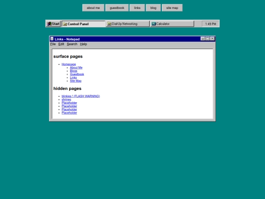 sitemap screenshot