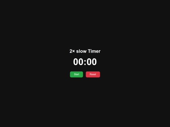 2xslowtimer screenshot