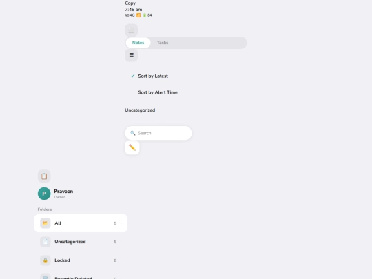 Notepad screenshot