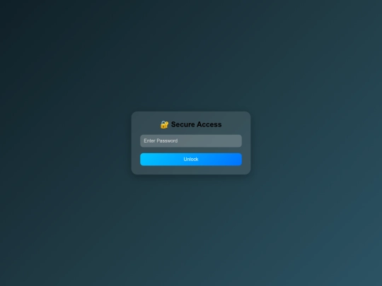 Password screenshot