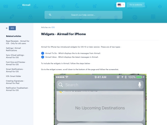 airmail/help/en-us/article/widgets-airmail-for-iphone-k1apro screenshot