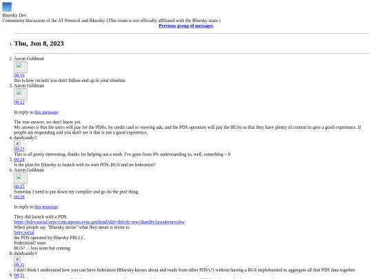 bluesky/element/messages18 screenshot