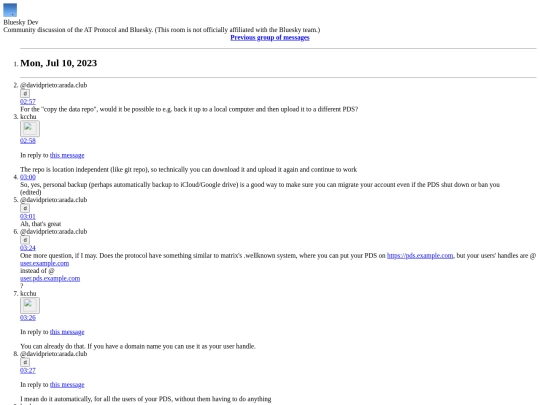bluesky/element/messages19 screenshot