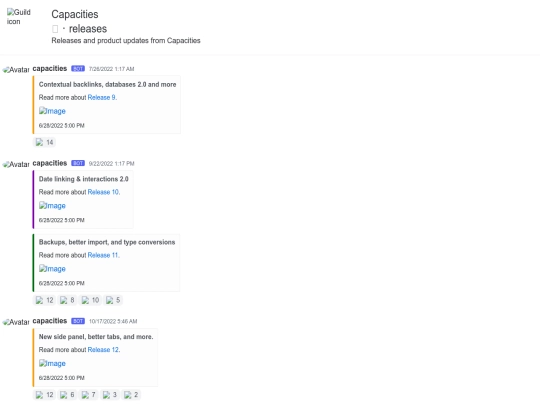 capacities/discord/releases screenshot