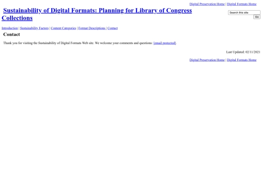 email/Contact screenshot
