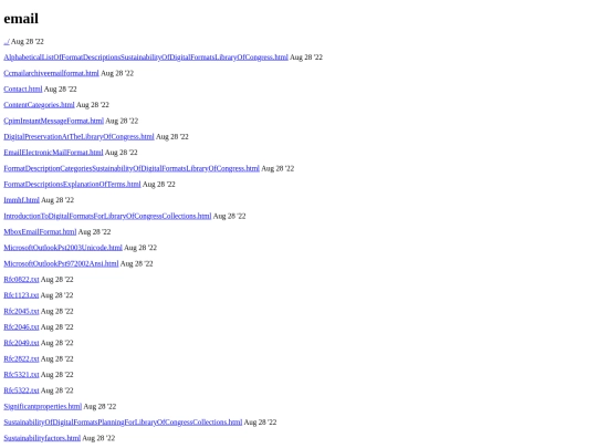 email screenshot