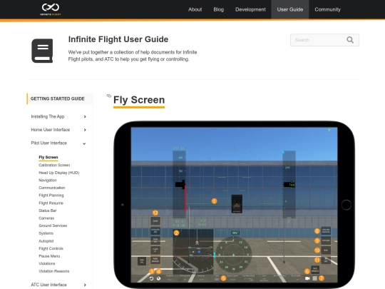 if/blog/guide/getting-started-guide/pilot-user-interface/fly-screen screenshot