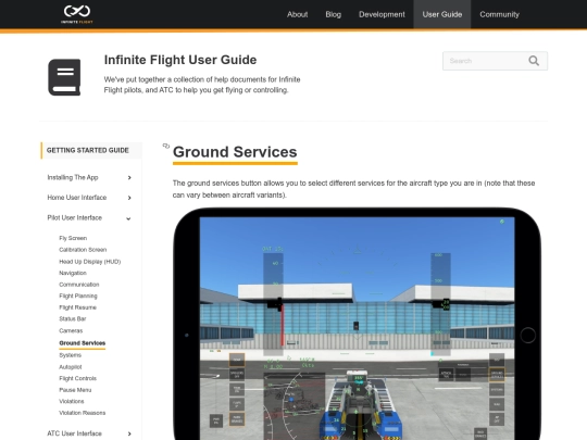 if/blog/guide/getting-started-guide/pilot-user-interface/ground-services screenshot