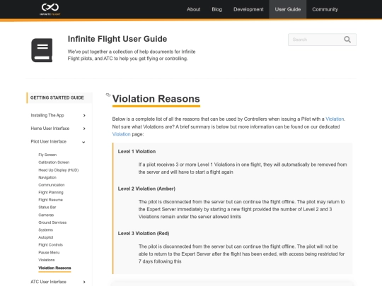 if/blog/guide/getting-started-guide/pilot-user-interface/violation-reasons screenshot