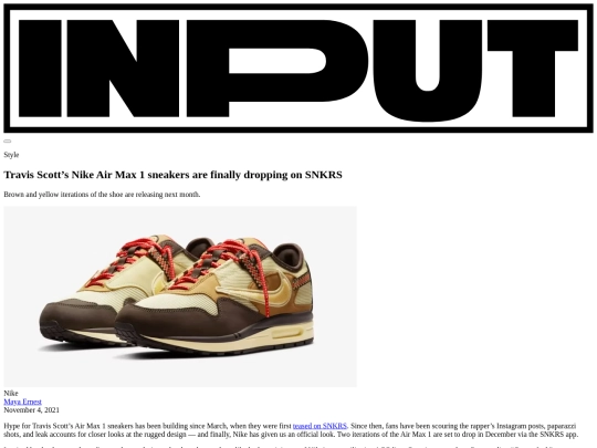 input/style/travis-scott-nike-air-max-1-sneakers-shoes-snkrs-draw-drop-release-date-price screenshot