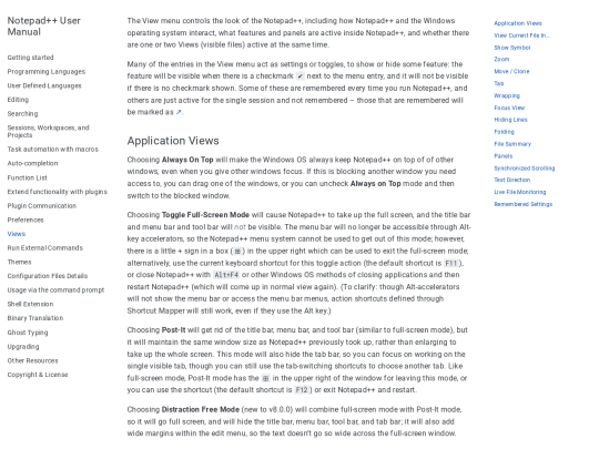 npp/docs/views screenshot