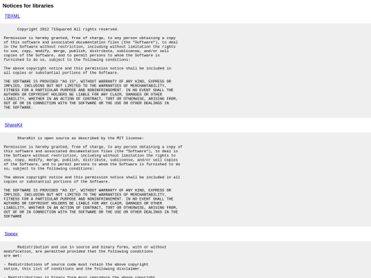 source/YouTube1.0.0/Payload/YouTube.app/OpenSourceLicenses screenshot