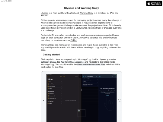 wc/ulysses screenshot