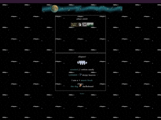 links screenshot