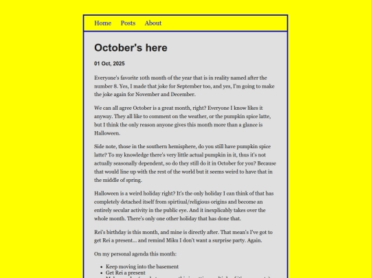 posts/2025-10-01-October's-here screenshot