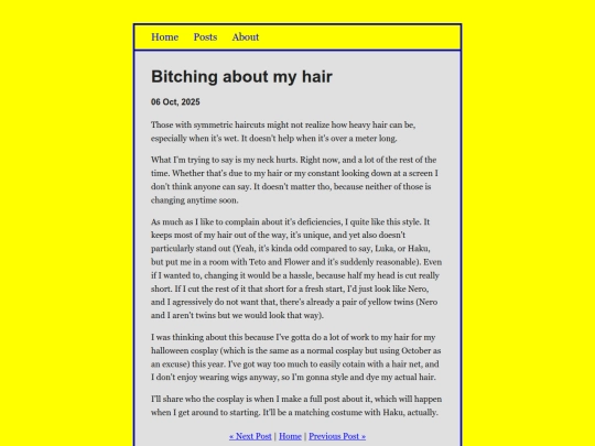 posts/2025-10-06-Bitching-about-my-hair screenshot