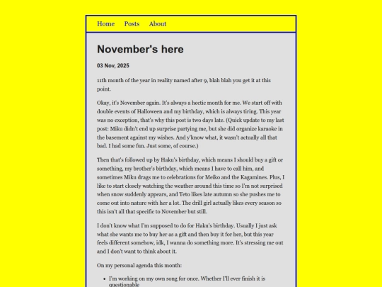 posts/2025-11-03-November's-here screenshot