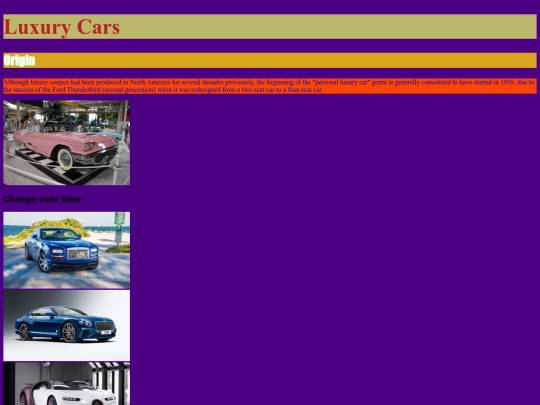 LuxuryCar screenshot