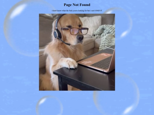 not_found screenshot