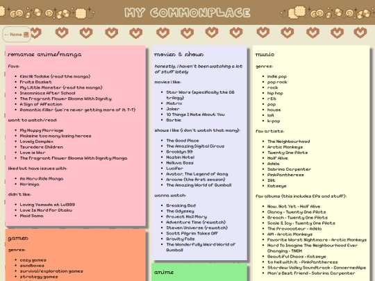 listography screenshot