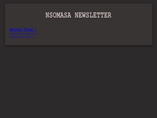 index screenshot