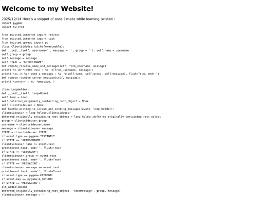 index screenshot