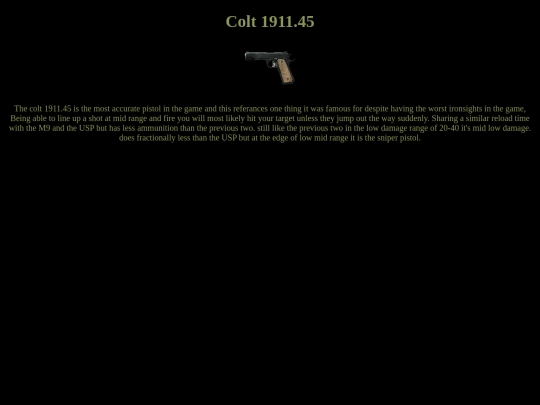 m1911 screenshot