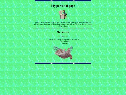 personal screenshot