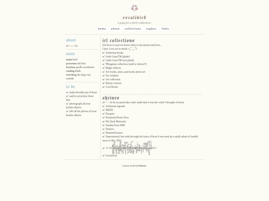 collections screenshot