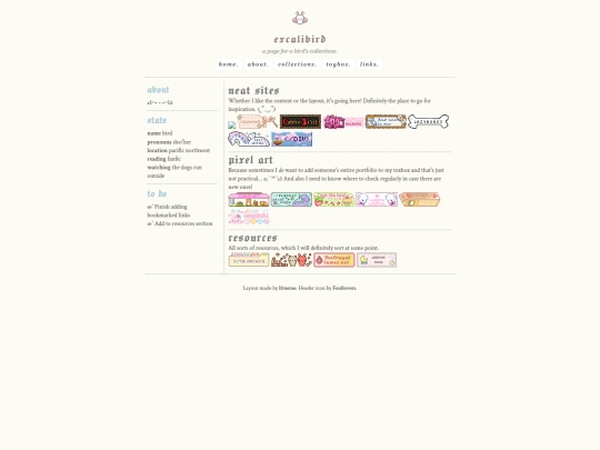 links screenshot