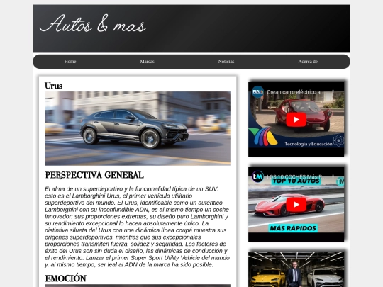 practicasdw/evaluacion_U2/urus screenshot
