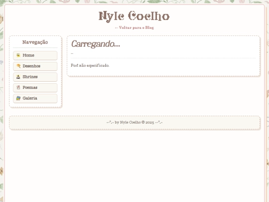 Pages/Blog/leitor screenshot