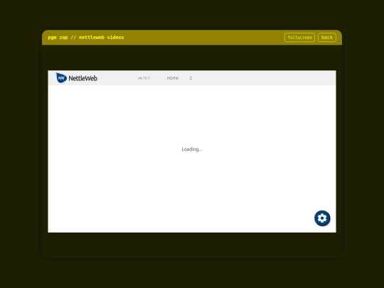 nettleweb screenshot