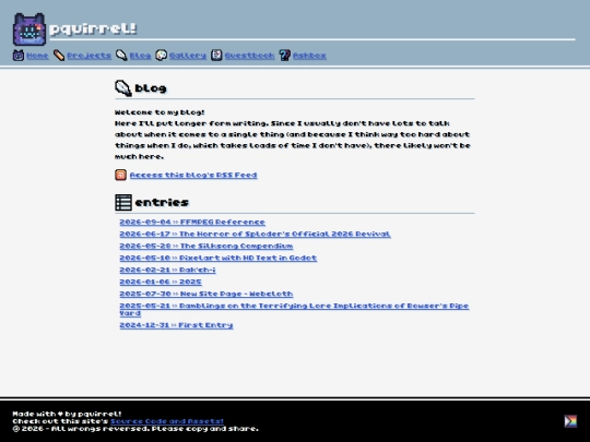 blog screenshot