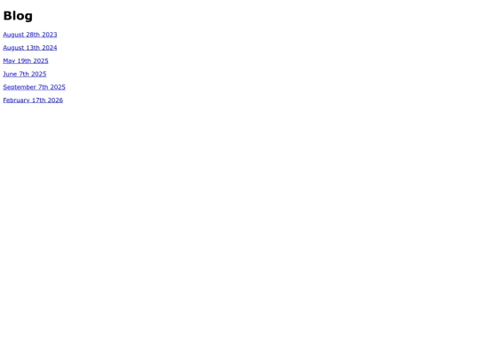 blog screenshot