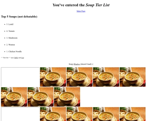 subpage screenshot