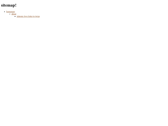 sitemap screenshot