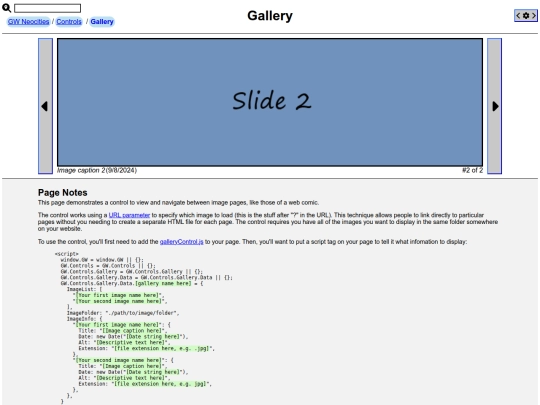 pages/controls/galleryDemo screenshot