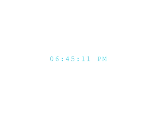 clock screenshot