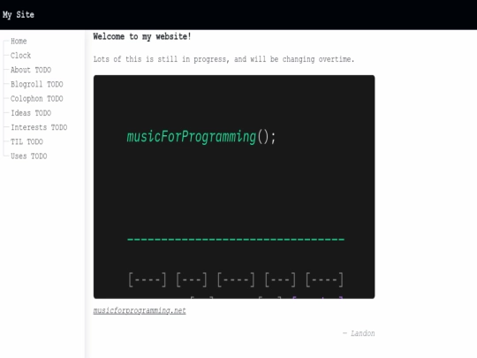 index screenshot