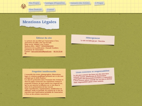 pages/mentions-legales screenshot