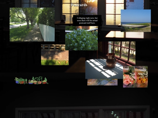 postcards screenshot