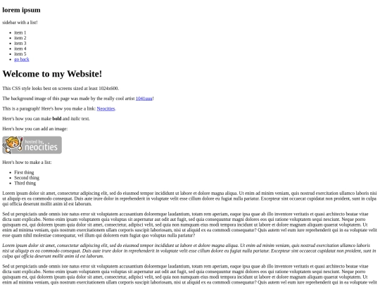 index screenshot